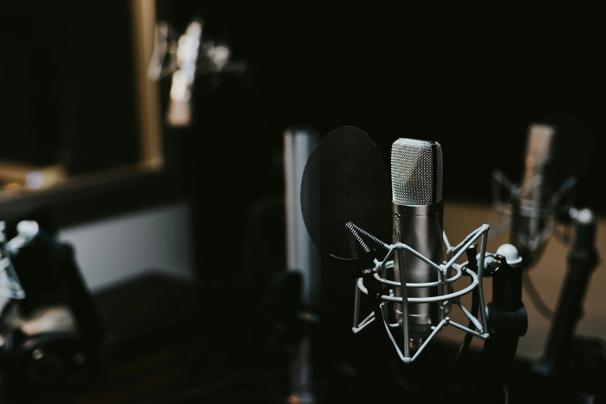 Cabina de grabación del estudio